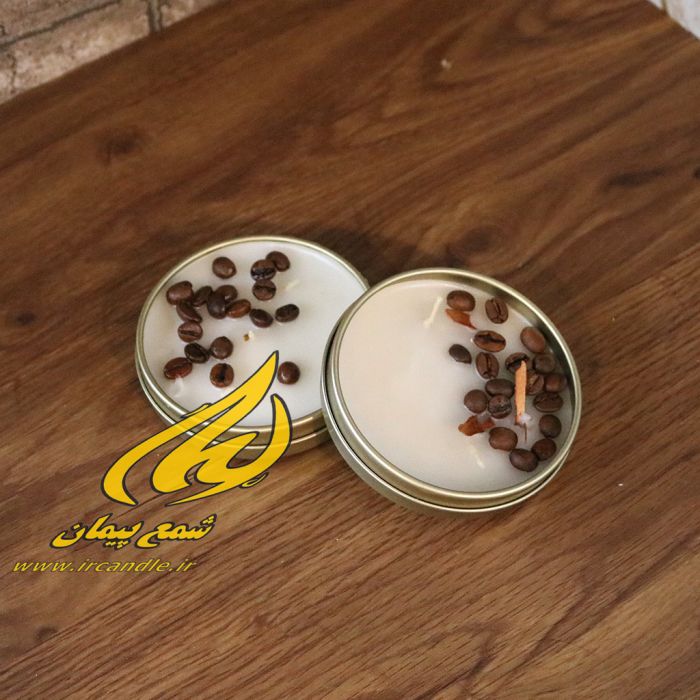 عکس شمع قوطی قهوه