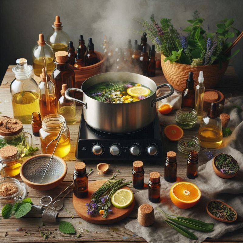 عکس و تصویر آموزش اسانس طبیعی شمع سازی