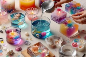 عکس و تصویر آموزش ساخت شمع ژله ای