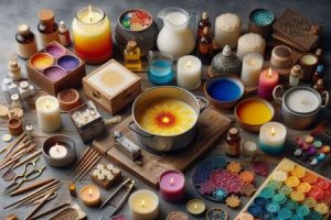 آموزش ساخت شمع طرح دار صفر تا صد رایگان
