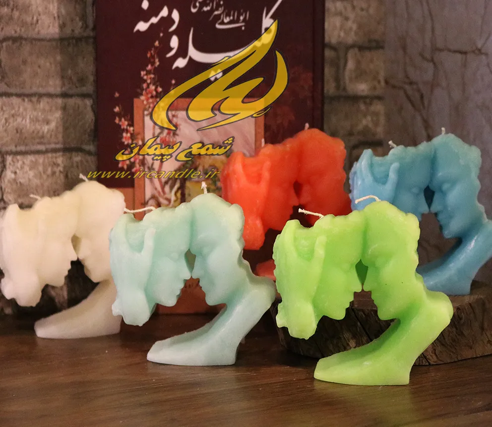 رنگ بندی شمع عاشقانه رومئو و ژولیت